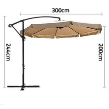 Popular 3m Outdoor Banana Umbrella